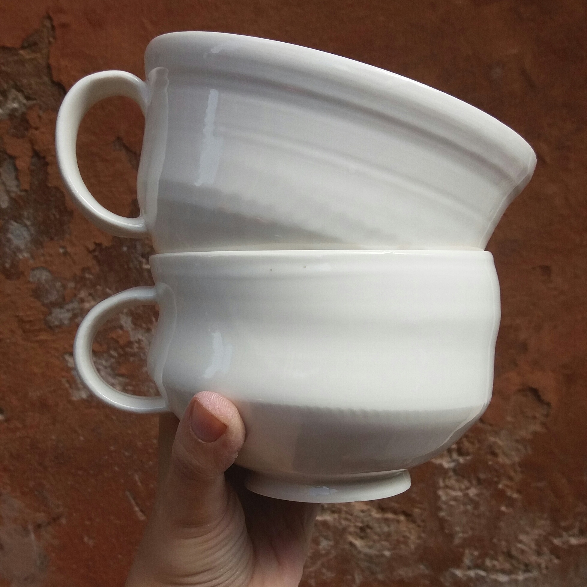 Mugs in porcellana